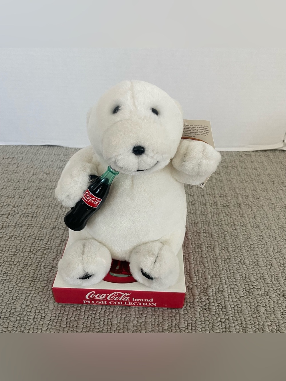 New polar bear coco cola plush